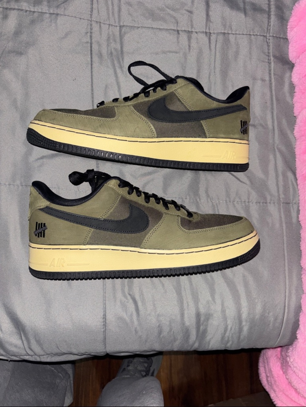 Air Force 1 Low Nike Olive Green & Black Low-Top Sneakers size 11.5